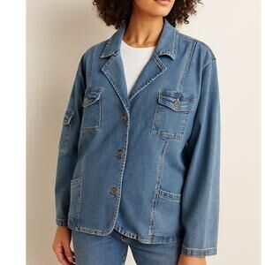 Vintage Denim & Co Denim Chore Jacket